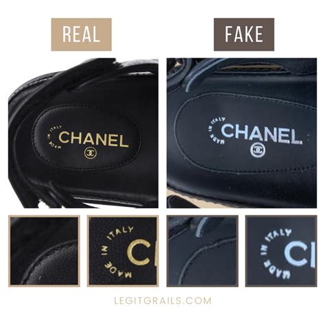 chanel sneakers real vs fake|how to check chanel authenticity.